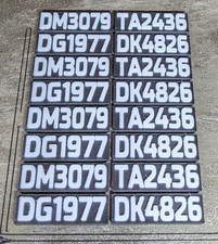 Mamod Number Plates Suitable