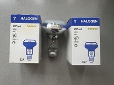 E27 Halogen 42w 2000h Spot bulbs X 3 (2 Boxed 1 Unboxed)