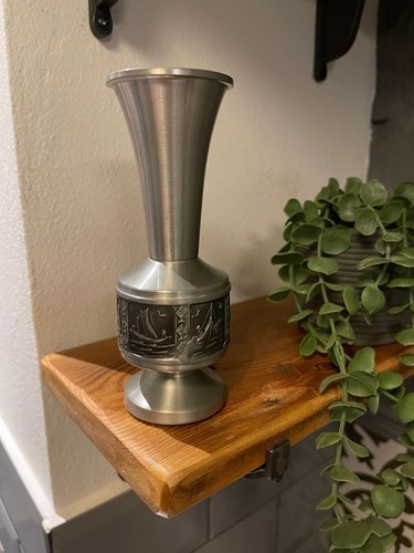 Pewter bud vase nautical - bud,