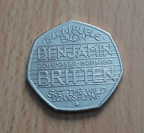 Benjamin britten 2013 50p - 2013,