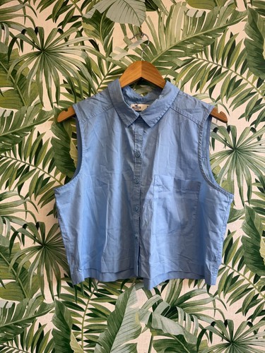 Hollister blue short sleeve