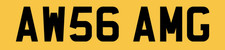 AW MERCEDES BENZ NUMBER PLATE