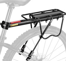West Biking Rear Bike Rack - Adjustable Pannier Rack, 50 KG Load Capacity Cycle