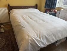 Myakka Orissa Solid Wood King Size Bed Frame - Integrated Headboard - Ex. Cond.