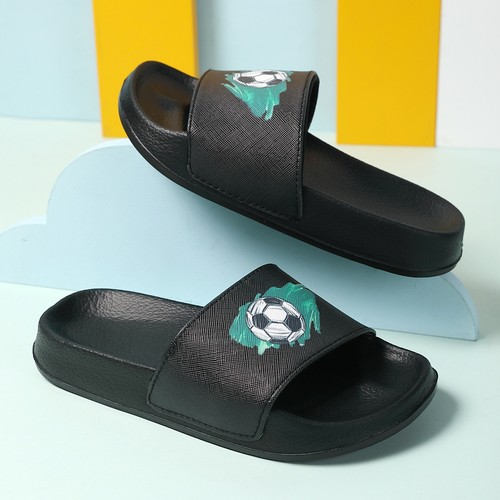 Boys football sliders dinosaur - football,