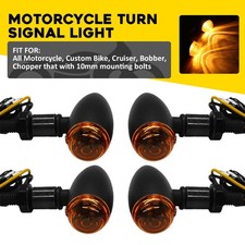 4x LED Motorcycle Bullet Mini
