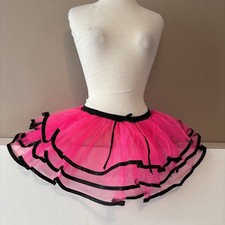 Neon Pink Edged Tutu Skirt
