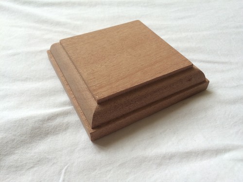 Solid mahogany newel - mahogany,