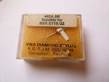 Vintage Replacement Record SWA Diamond Stylus - 442A SR for BSR ST19/22