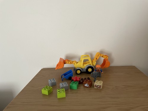 Lego duplo backhoe loader - lego, duplo:
