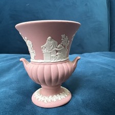 Pink Wedgwood Jasperware vase
