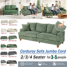 3/4 Seater Corduroy Sofa Jumbo
