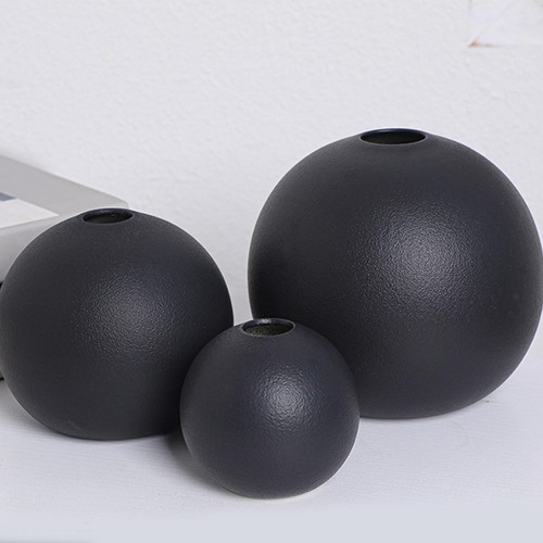 Ceramic round flower - ceramic, vase