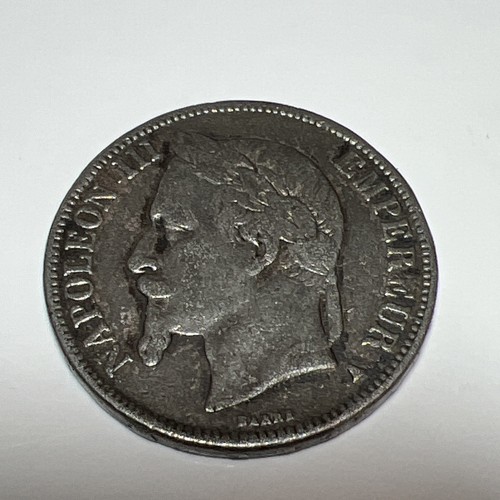 French francs 1868 - 5, silver
