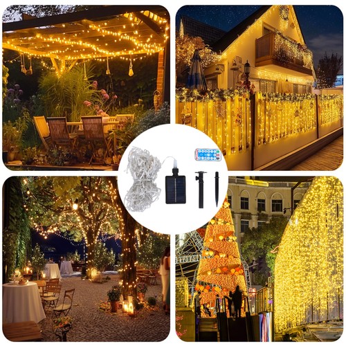 Waterproof solar string lights - solar,