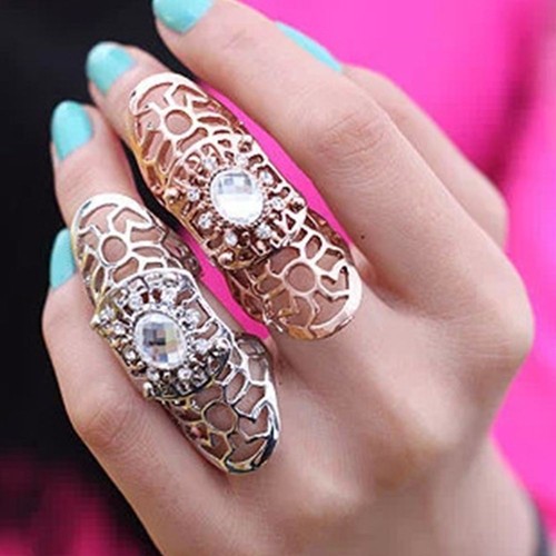 Rings scroll joint full finger - rings,