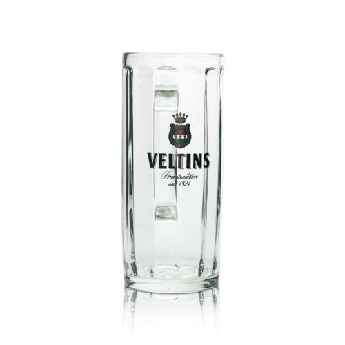 Veltins glass pint tankard - glass,