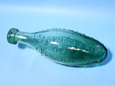 c1840-60 J. Schweppe & Co. Aerated Waters EARLY Torpedo Hamilton Bottle #JL