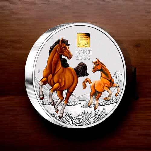 Silver coin lunar - silver, iii