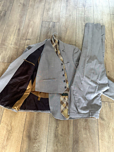 Bogart men grey piece suit - 3,