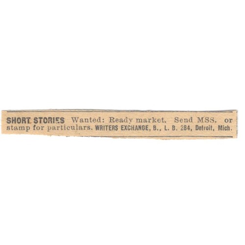 Wanted short stories - wanted,