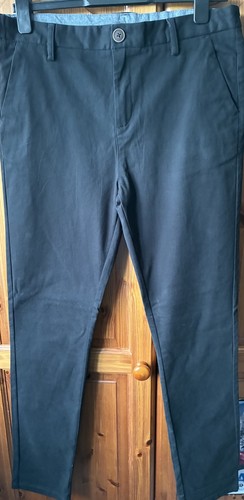 Next black boys smart chinos - black,