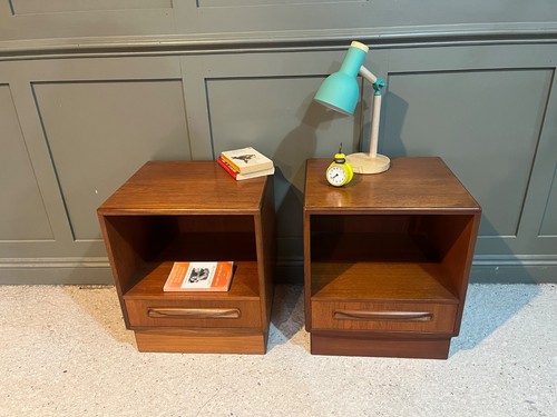 Pair plan teak - g, bedside