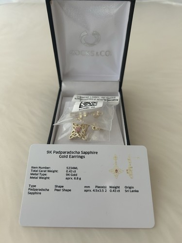 Padparadscha sapphire gold - padparadscha,