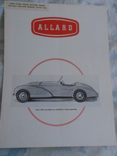 Allard sports two seater - allard,
