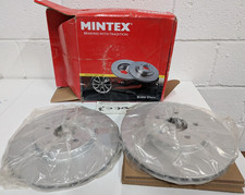 2x MINTEX BRAKE DISCS - MDC1503C - FORD MONDEO (00-07) - JAGUAR X-TYPE (01-09)