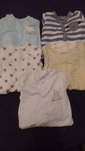 Baby boys babygrows - x,