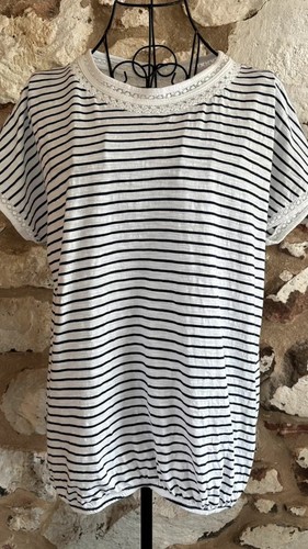 Next white navy stripe bubble - next,