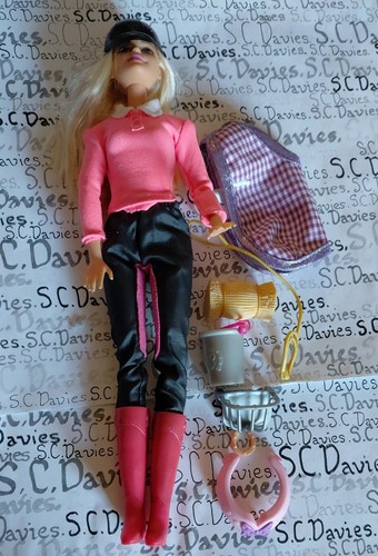Barbie doll horrse rider - barbie,