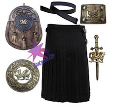 Scottish Highland Plain Black