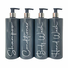 Mrs Hinch Misprint Clearance Stock Grey 500ml Lotion Pump Bottle Hand Wash Set 4