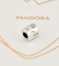 New Genuine Authentic Pandora Sterling Silver Love Letter Charm 790894EN09