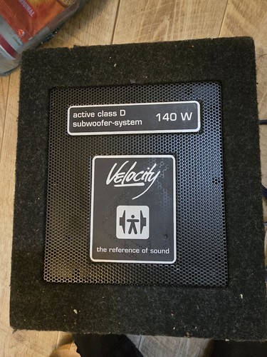 Subwoofer velocity active - velocity,