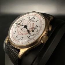 Eberhard 30/40s 41mm  Monopusher Chronograph. Excellent Working Condition