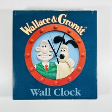 Wallace & Gromit Wesco Wall Clock 1997 New Boxed