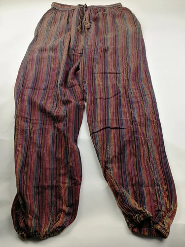 Patchwork cotton trousers - patchwork,