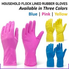 Multipurpose Household Rubber Gloves Kitchen Cleaning Dishwash Long Cuff Glove