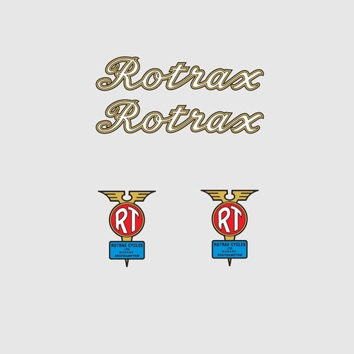 Rotrax bicycle frame - frame, stickers