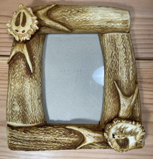 Elk picture frame 10×9" Photo Frame 4×6" Photo Big Sky Resin Wildlife Rustic