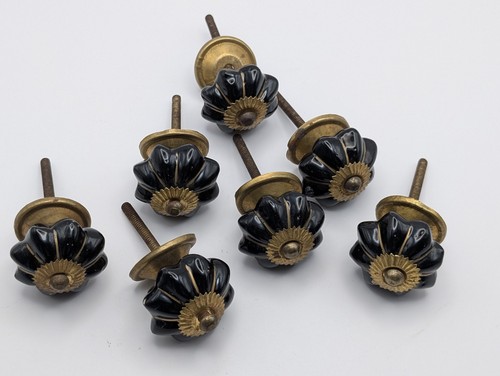 Lot vintage black ceramic - lot,