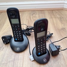 BT Everyday Cordless DECT Phone - 2 Handset, Black