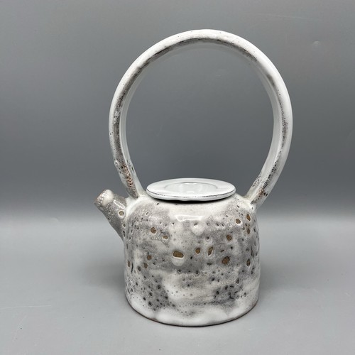 Ceramic teapot studio pottery - ceramic,