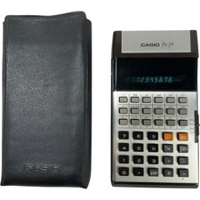 Casio FX-29 Scientific Calculator With Protective Case Vintage TESTED WORKING 