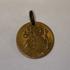 Antique old Saint Christopher