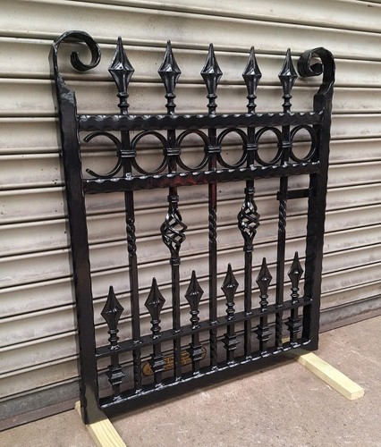 Wrought iron pedestrian gate - iron,