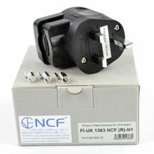 FURUTECH FI-1363 NCF RHODIUM PLATED RIGHT ANGLED MAINS PLUG